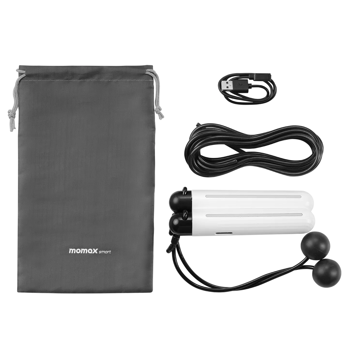 Momax SMART HOP IoT Skipping Rope - حبل قفز ذكي موماكس سمارت هوب, مراقبة الاداء عبر التطبيق