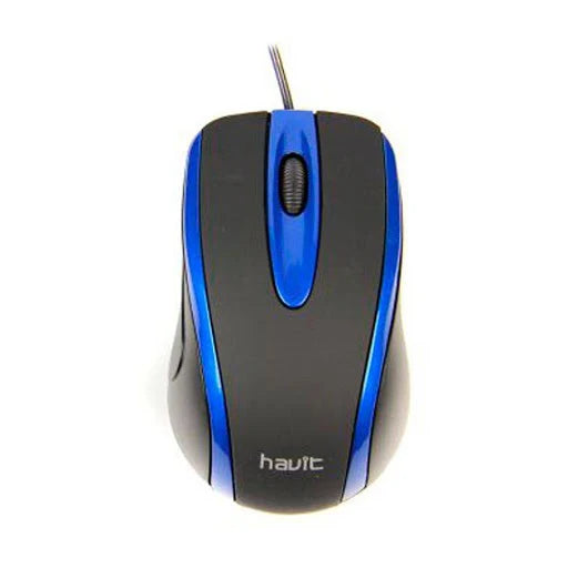 Havit HV-MS753 USB Wired Optical Mouse Black - ماوس من هافيت سلكي USB بصري