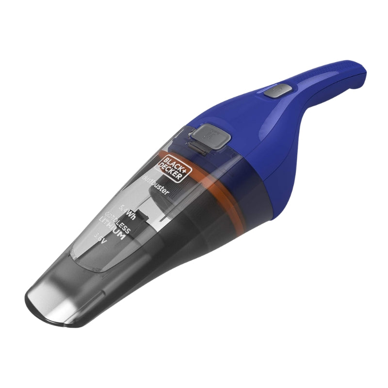 Black+Decker 3.6V Cordless Handheld Vacuum Cleaner with 1.5Ah Lithium-Ion Battery - مكنسة يدوية بلاك آند ديكر 3.6 فولت لاسلكية