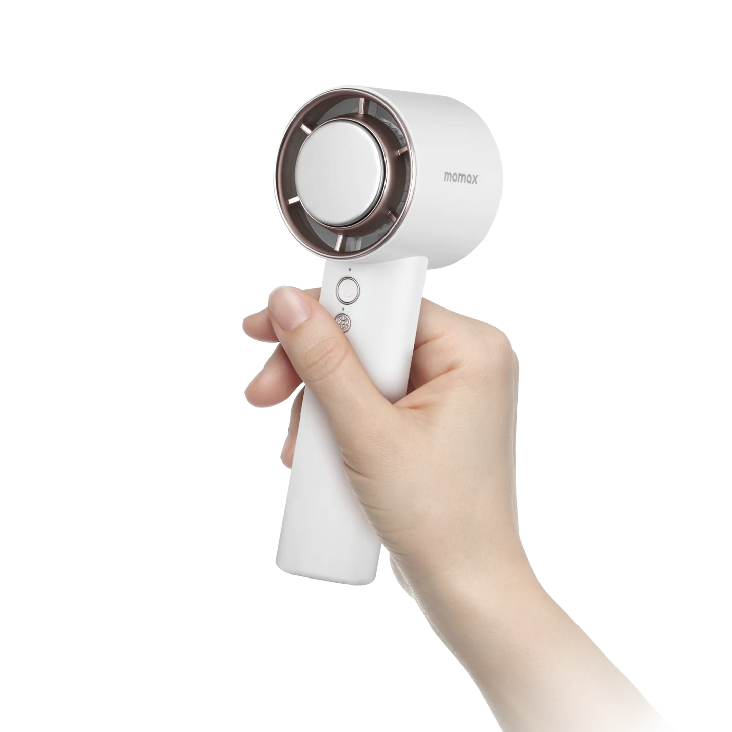 Momax Ultra Freeze Portable Icy Cooling Fan - مروحة موماكس الترا فريز المحمولة, تبريد فوري بتقنية الهواء الجليدي