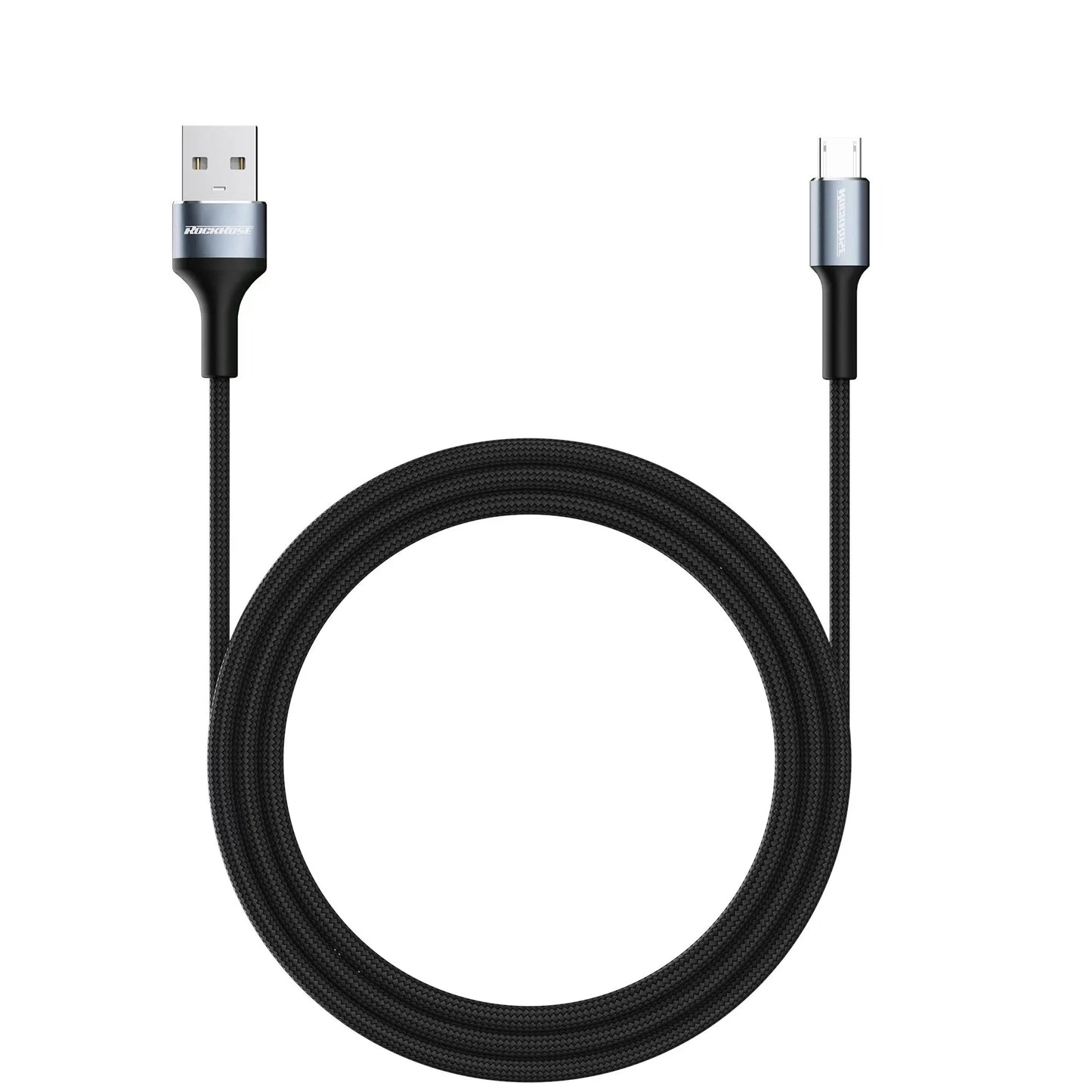 RockRose Aspir Micro USB Cable 2.4A 1M - كيبل روك روز يو اس بي الى مايكرو يو اس بي بطول متر 1