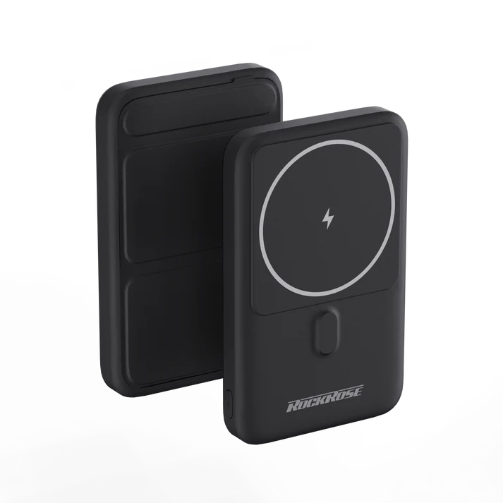 RockRose MAGAIR 10 MAX 10000mAh 15W Magnetic Wireless Power Bank - باور بانك الاسلكي بسعة 10الاف ميلي أمبير بقدرة 15 واط من روك روز