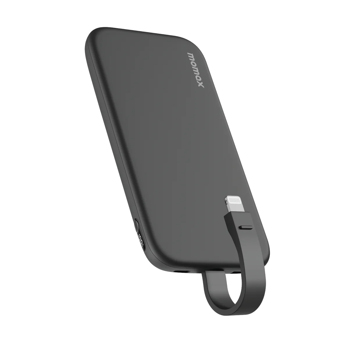 Momax iPower PD3 10000mAh Power Bank with Built-in Lightning Cable - بطارية موماكس اي بور PD3 المحمولة, 10000 مللي امبير مع كيبل Lightening مدمج