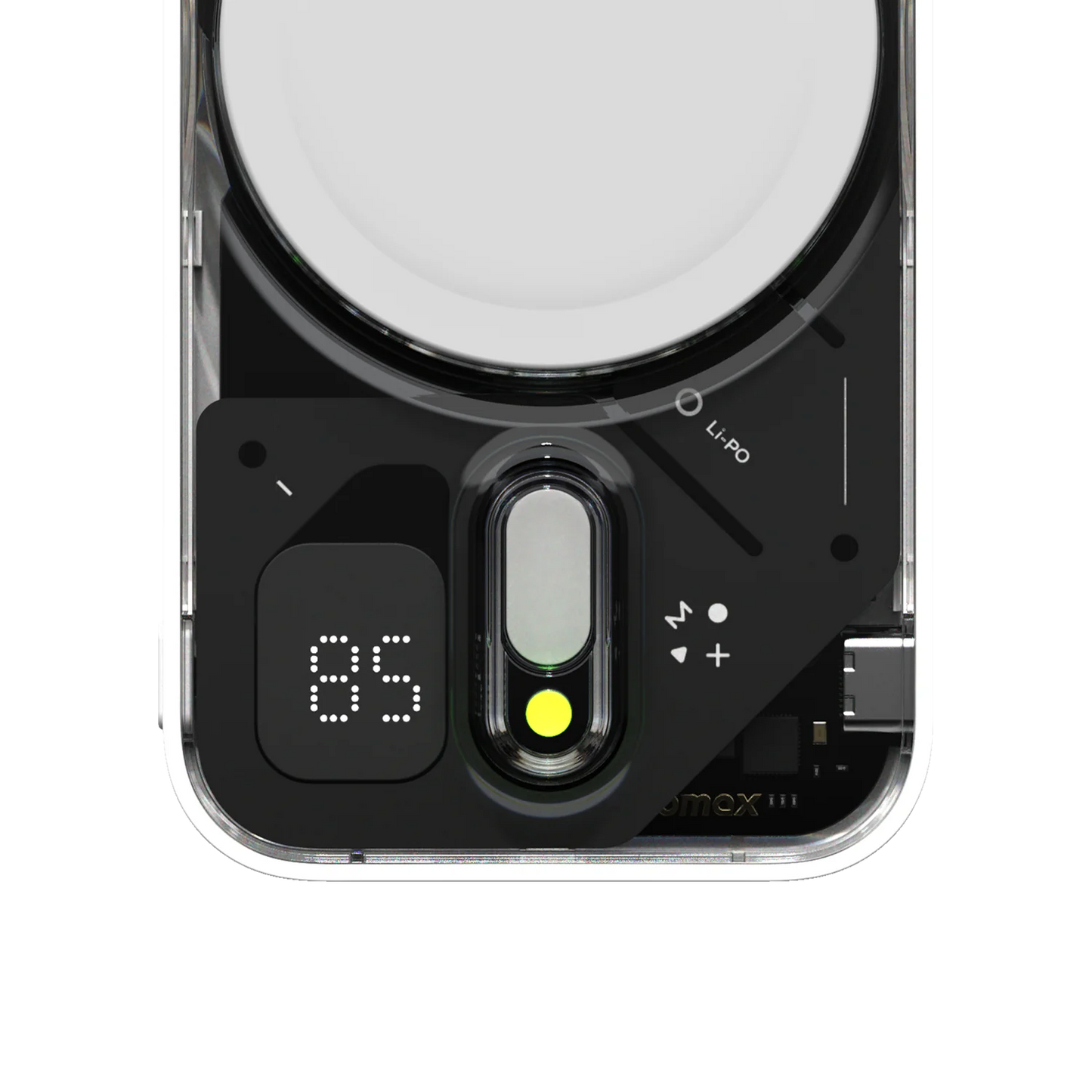 Momax 1-Power Flow Pro, 5000mAh MagSafe Battery Pack With Stand - بور بانك موماكس 1-بور فلو برو مغناطيسي لاسلكي بسعة 5000 مللي امبير مع مسند, متوافق مع ماج سايف