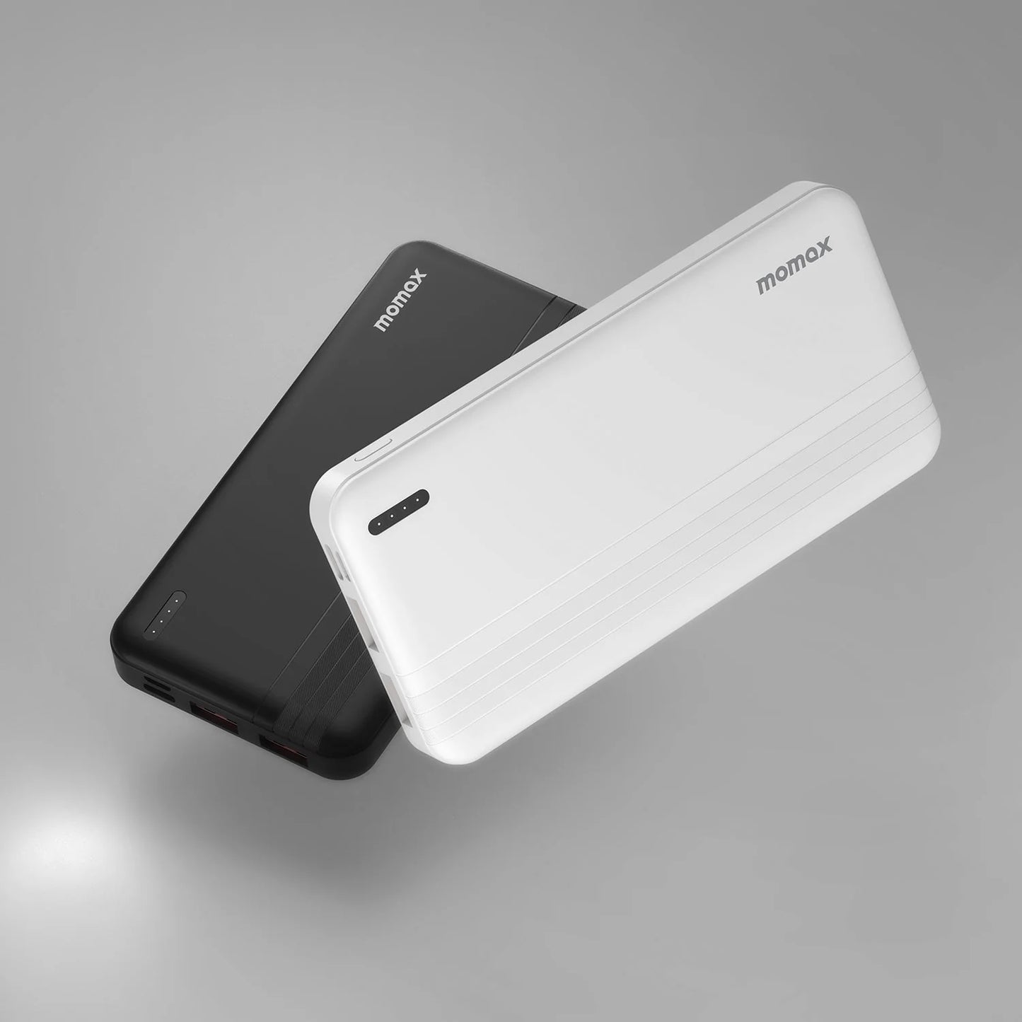 Momax iPower PD, 10000mAh Fast Charging External Battery Pack - باور بانك موماكس اي بور بي دي بسعة 10000 مللي امبير داعم للشحن السريع عبر منفذي يو اس بي C و يو اس بي A