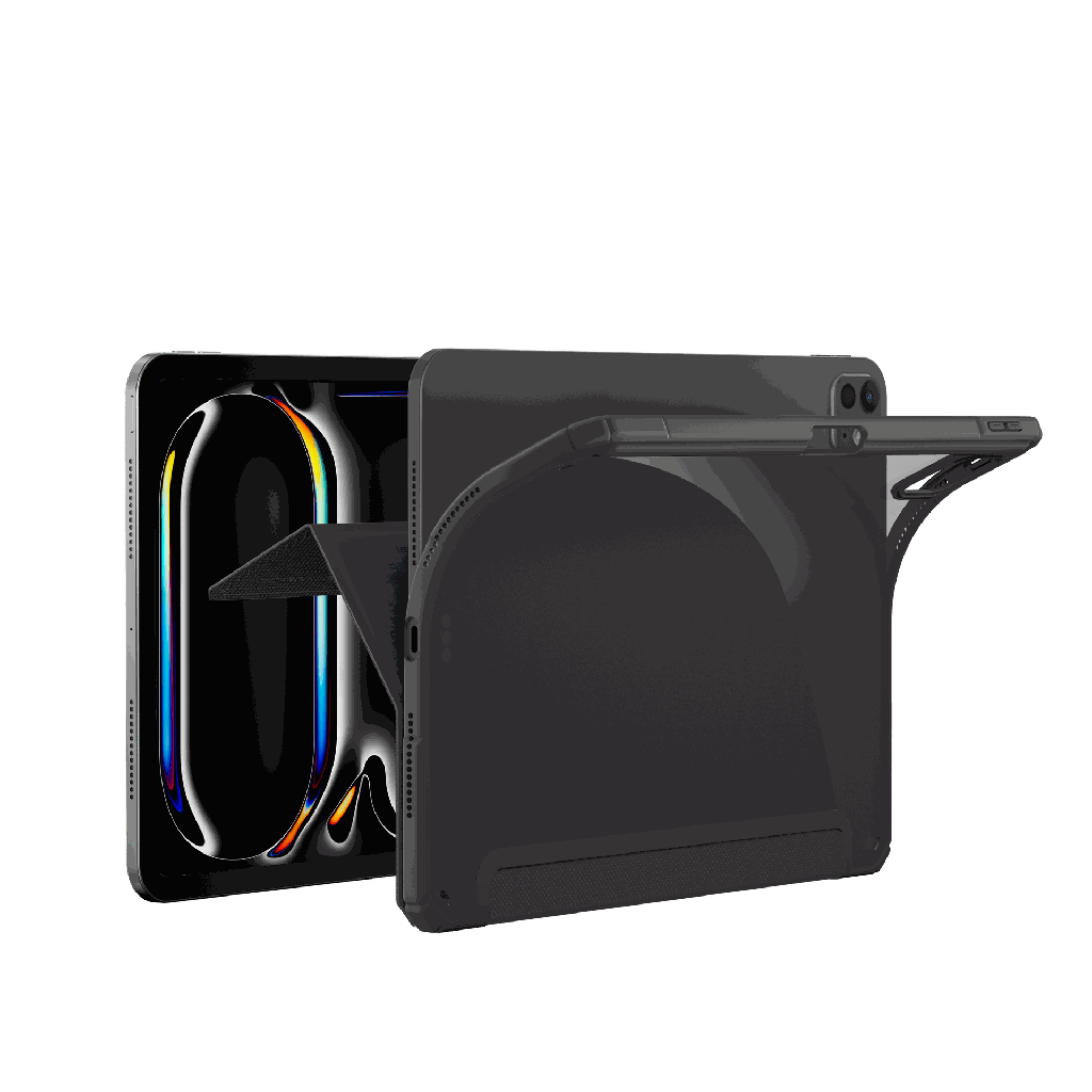 كفر اميزنك ثنك تايتان برو للايباد برو 11 2024 m4 - اسود | AMAZINGTHING Titan Pro Case for iPad Pro 11" (M4) 2024 – Black