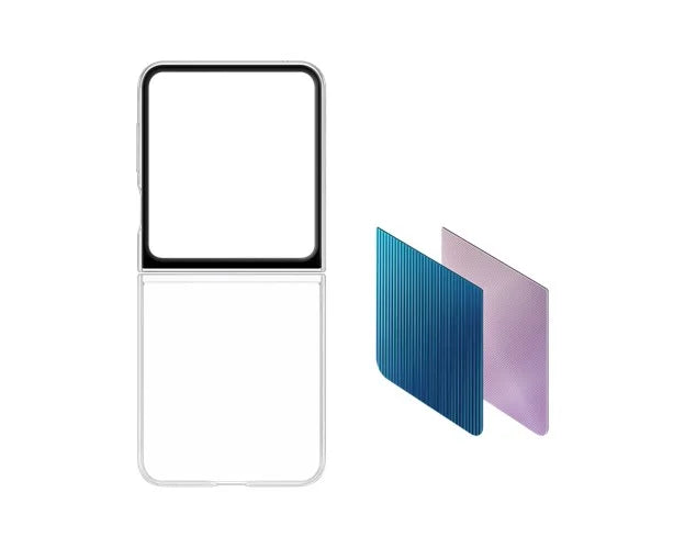 Samsung Galaxy Flip 5 Smart UX Cover Transparency - غطاء شفاف لهاتف سامسونج جلاكسي فليب 5