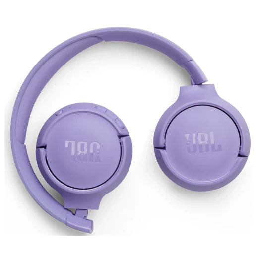JBL T520BT Wireless On-Ear Headphones with Mic & Pure Bass Sound | سماعة جي بي ال T520BT اللاسلكية بتقنية البلوتوث ومايكروفون, صوت بيس نقي