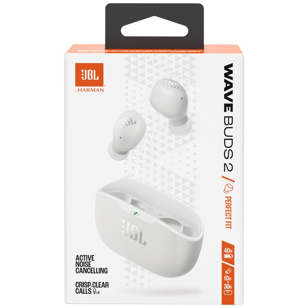 JBL Wave Buds 2 True Wireless In-Ear Earbuds with Mic – ANC, Bluetooth 5.3 | سماعات جي بي ال ويف بدز 2 داخل الاذن, لاسلكية مع مايكروفون والغاء ضوضاء