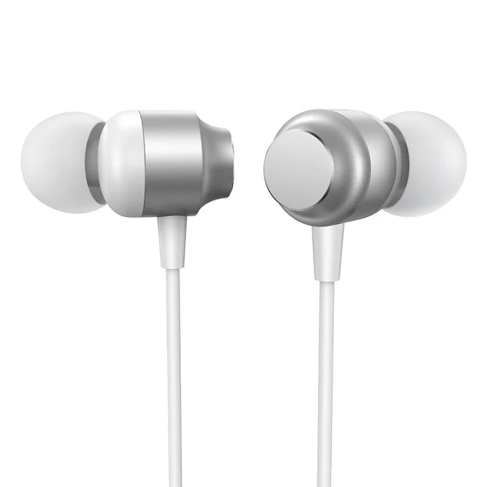 سماعات جويرووم JR-EC06 السلكية داخل الاذن معدنية بمنفذ تايب سي - ابيض | JOYROOM JR-EC06 Type-C In-Ear Metal Wired Earbuds – White
