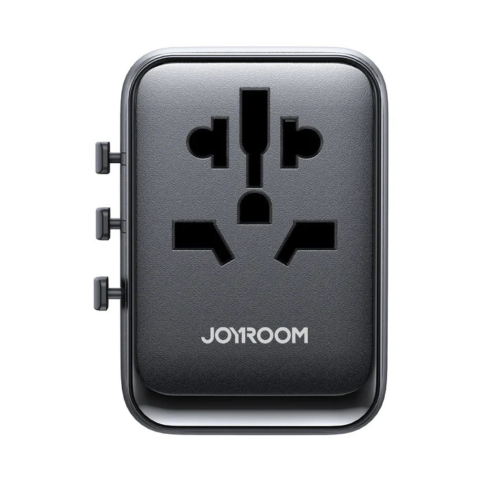 محول سفر عالمي جويرووم JR-TCW01 بقدرة شحن 17 واط - اسود | JOYROOM JR-TCW01 17W Universal Travel Adapter – Black