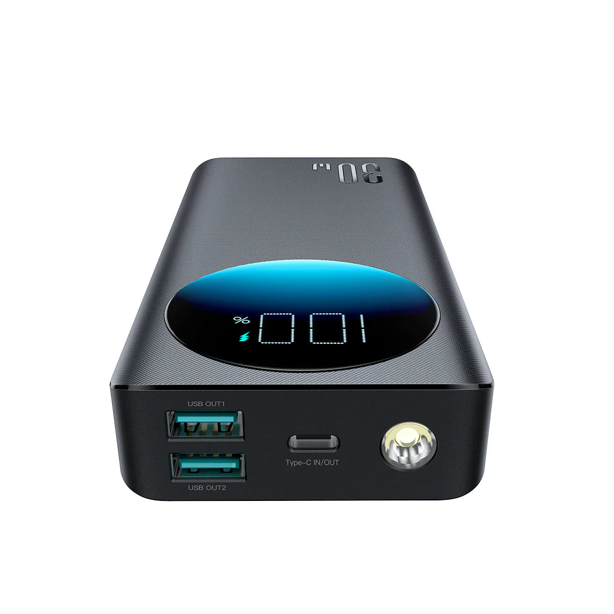 باور بانك جويرووم بسعة 20000 مللي امبير مع شاشة رقمية, شحن سريع بقدرة 30 واط - اسود | JOYROOM JR-PBF02 30W Power Bank 20000mAh B2B - Black