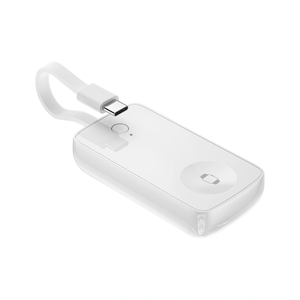 شاحن ويوو 2 في 1 لاسلكي وباور بانك بسعة 2000 مللي أمبير للساعة الذكية والهاتف | WiWU Wi-M22 2 in 1 Wireless Charger & 2000mAh Power Bank for iWatch & Smartphone