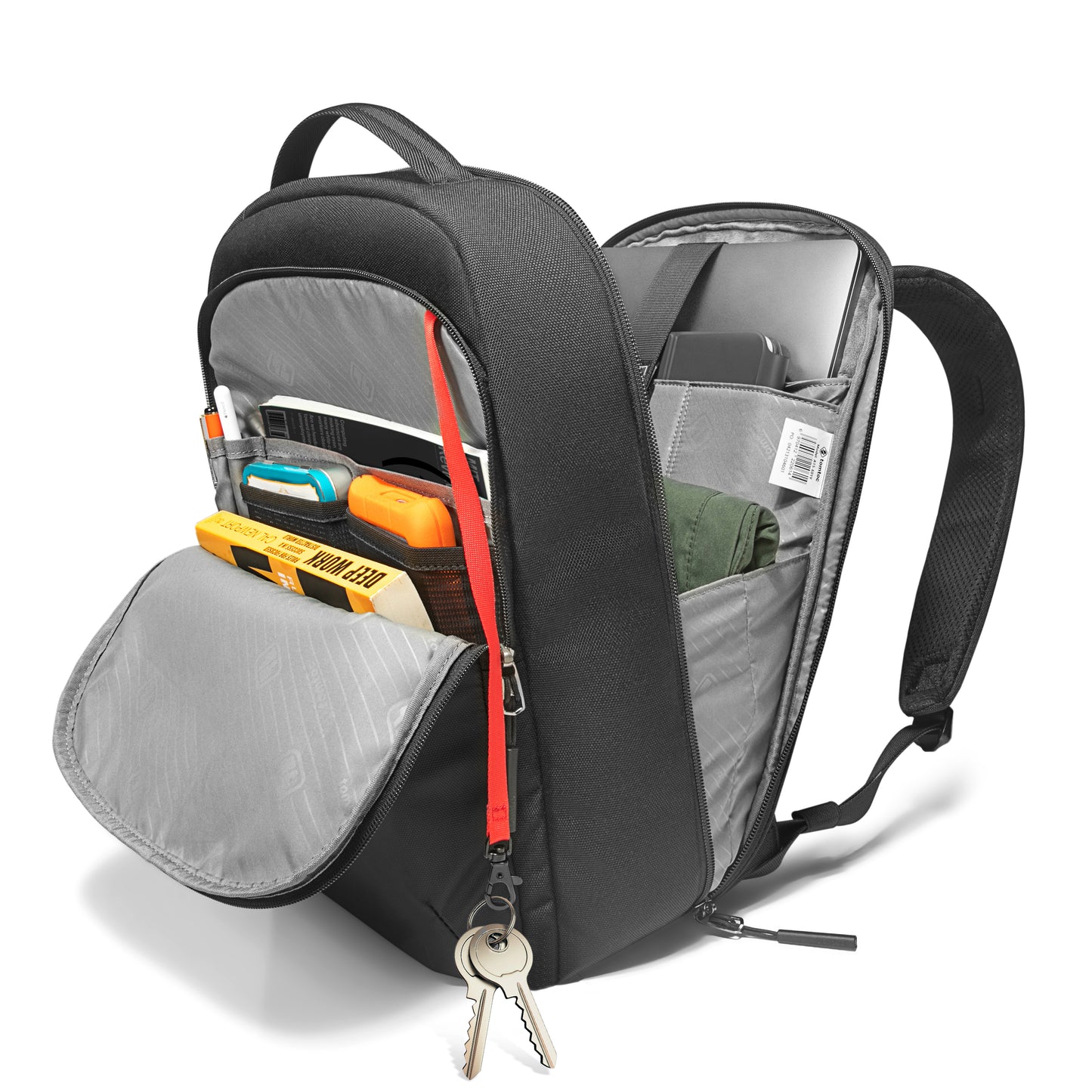 حقيبة ظهر توم توك اكسبلورر T60 للابتوب حجم 16 انش, بسعة 15 لتر - اسود | tomtoc Explorer-T60 Laptop Backpack 16 Inch / 15L – Black