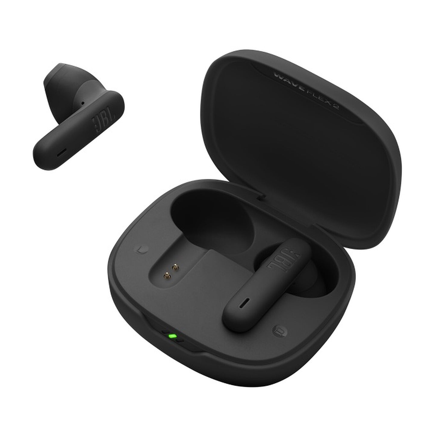 JBL Wave Flex 2 True Wireless Noise Cancelling Earbuds, 40H Playtime - Black | سماعات جي بي ال ويف فلكس 2, لاسلكية داخل الاذن, تشغيل حتى 40 ساعة