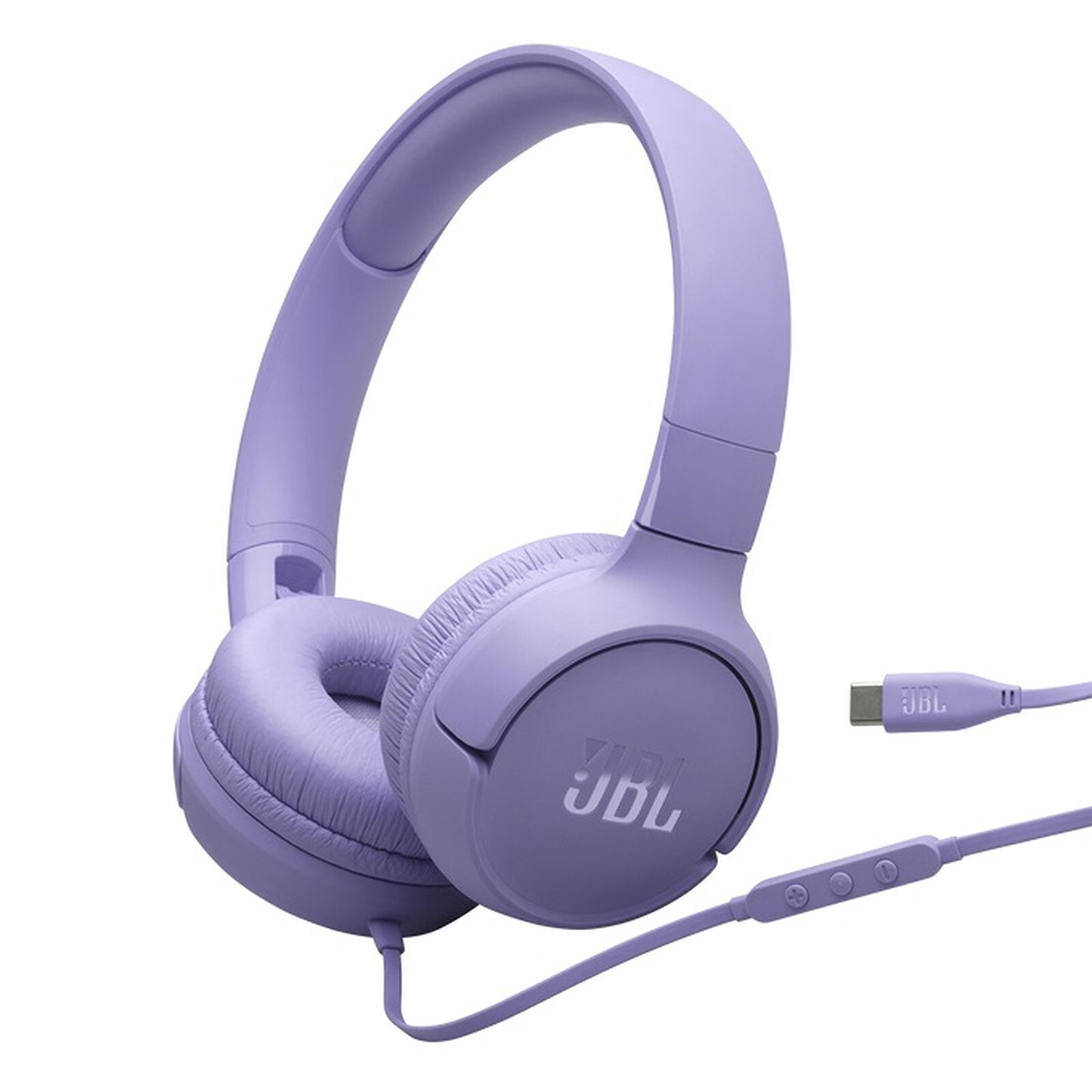 سماعة جي بي ال Tune 520C السلكية على الاذن بمنفذ تايب سي | JBL Tune 520C On-Ear Type-C Wired Headphone