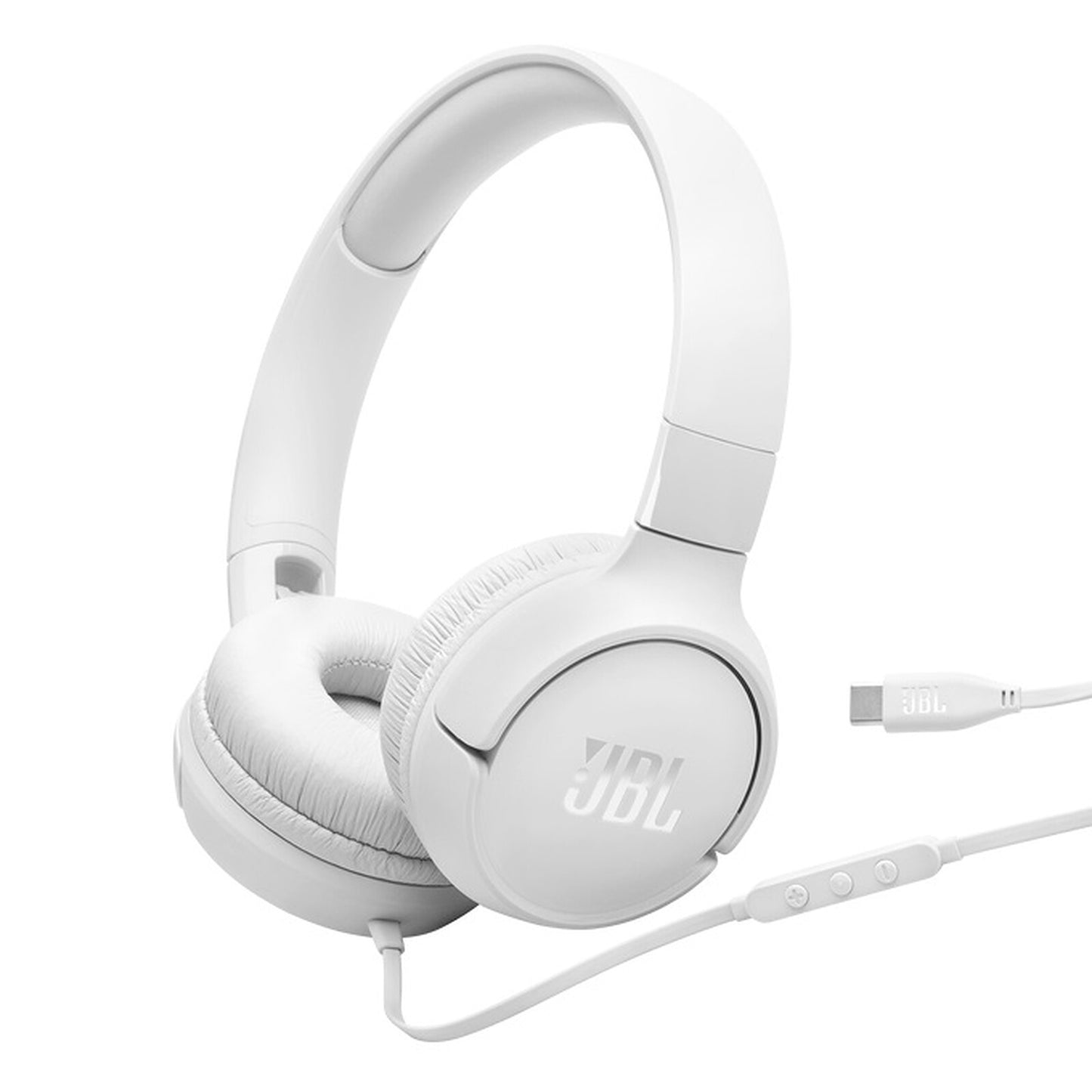 سماعة جي بي ال Tune 520C السلكية على الاذن بمنفذ تايب سي | JBL Tune 520C On-Ear Type-C Wired Headphone