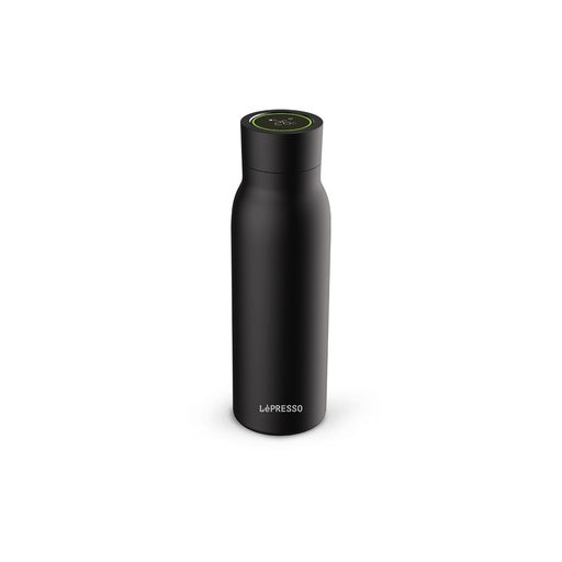 زجاجة ترطيب ذكي معزولة من ليبريسو - اسود | LePresso Smart Hydration Vacuum Bottle -Black