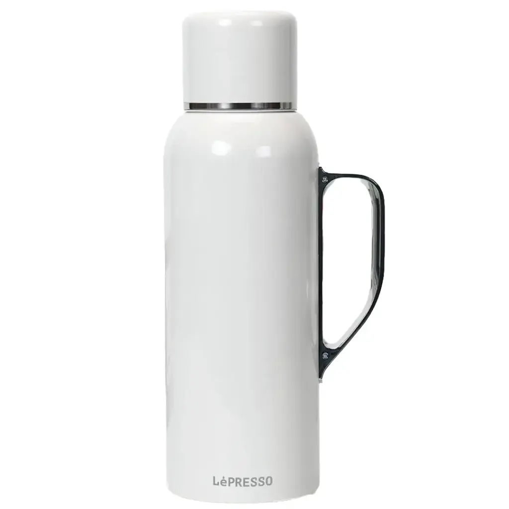قارورة ليبريسو الحرارية ثيرمو سنس ستانلس ستيل معزولة مع مؤشر حرارة | LePresso ThermoSense Stainless Steel Insulated Bottle with Temperature Gauge