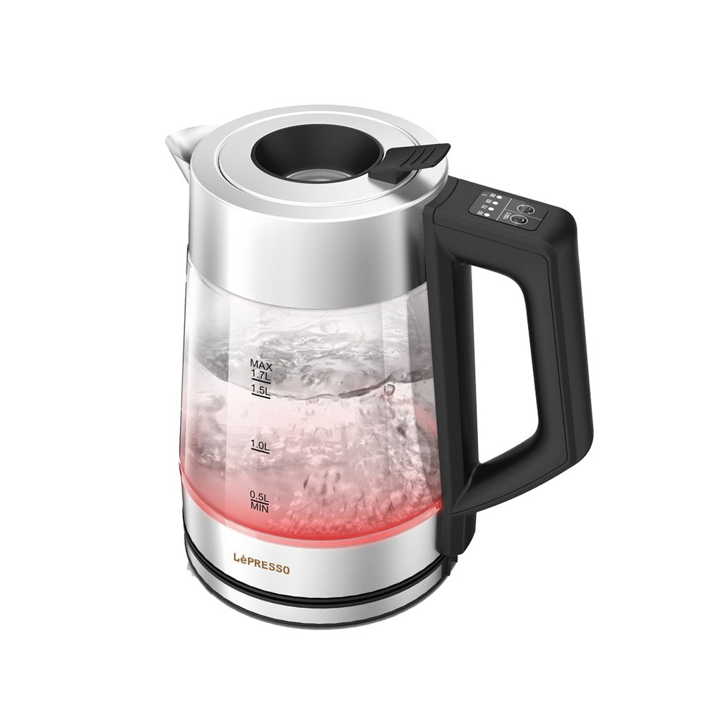 غلاية زجاجية ليبريسو بسعة 1.7 لتر وبقدرة 2200 واط | LePresso 1.7L Glass Kettle 2200W