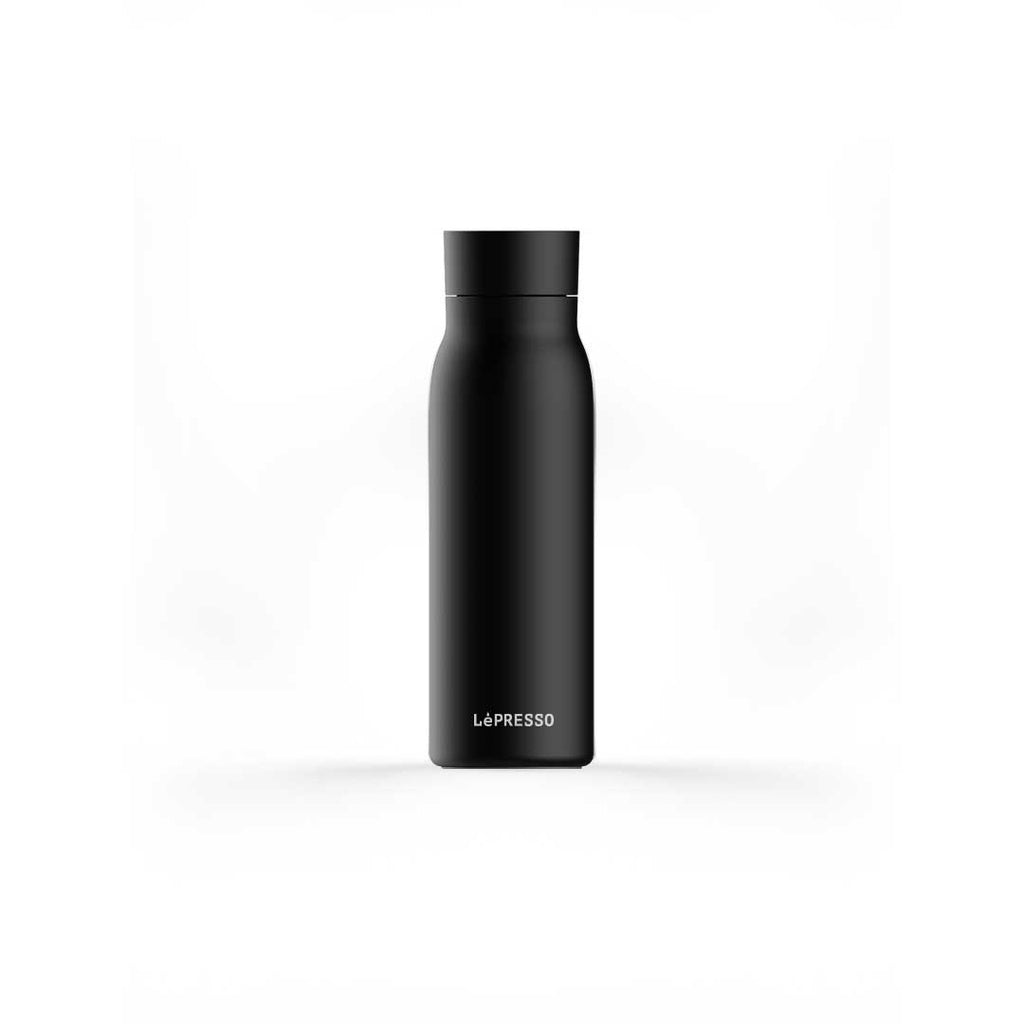 زجاجة ترطيب ذكي معزولة من ليبريسو - اسود | LePresso Smart Hydration Vacuum Bottle -Black