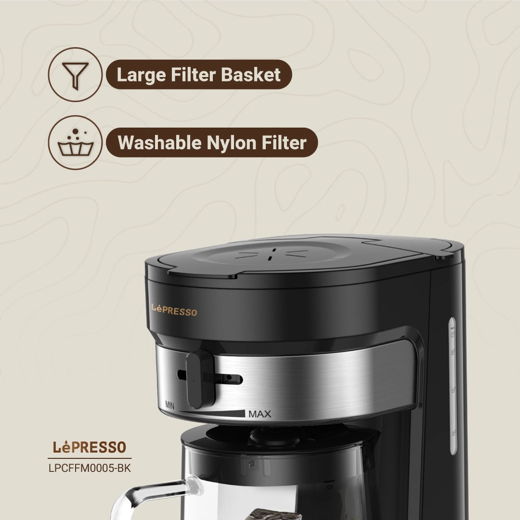 LePresso Iced & Hot Coffee Maker 2.5L – ماكينة قهوة مثلجة ليبريسو 2.5 لتر بميزة المشروبات الساخنة