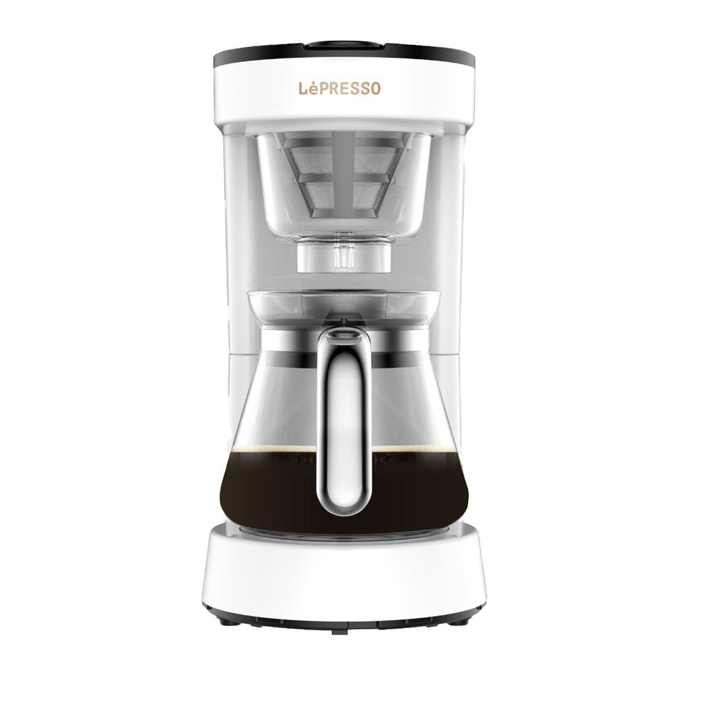 LePresso Drip Coffee Machine BS plug 0.75L White - آلة تحضير القهوة بالتنقيط ليبريسو – سعة 0.75 لتر