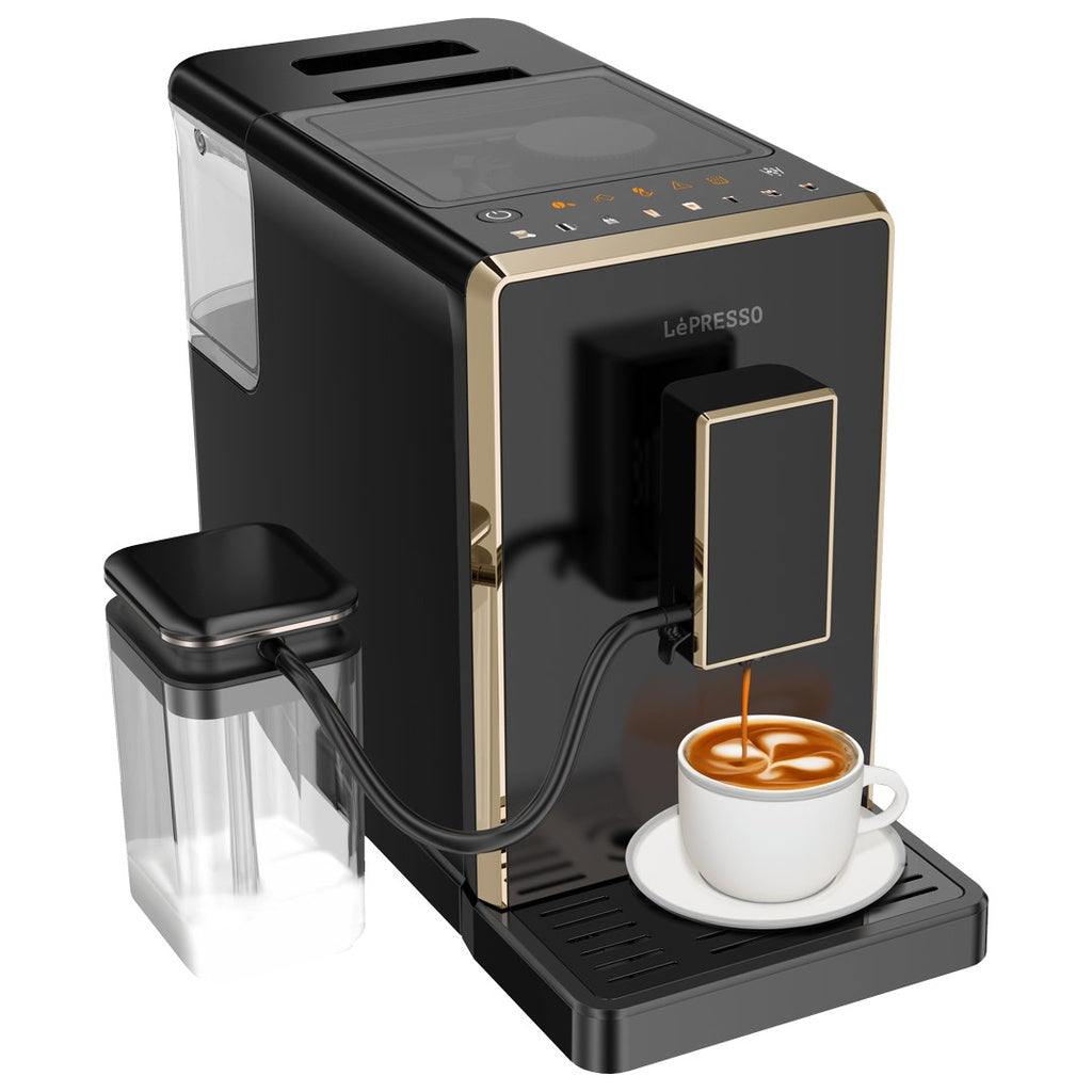 آلة صنع القهوة الاوتوماتيكية بالكامل من ليبريسو بقوة 20 بار وسعة 1.5 لتر - اسود | LePresso 20 Bar Full Automatic Coffee Machine 1.5L - Black
