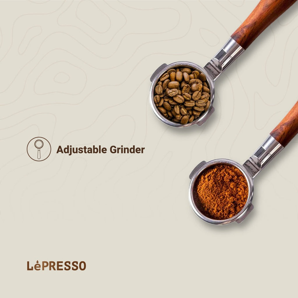 آلة صنع القهوة الاوتوماتيكية بالكامل من ليبريسو بقوة 20 بار وسعة 1.5 لتر - اسود | LePresso 20 Bar Full Automatic Coffee Machine 1.5L - Black