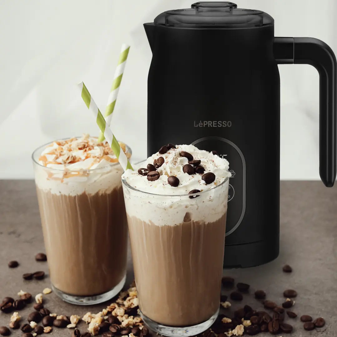 خفاق الحليب الكهربائي متعدد الوظائف من ليبريسو بقدرة 500 واط  – أسود | LePresso 500W Electric Multifunction Milk Frother - Black