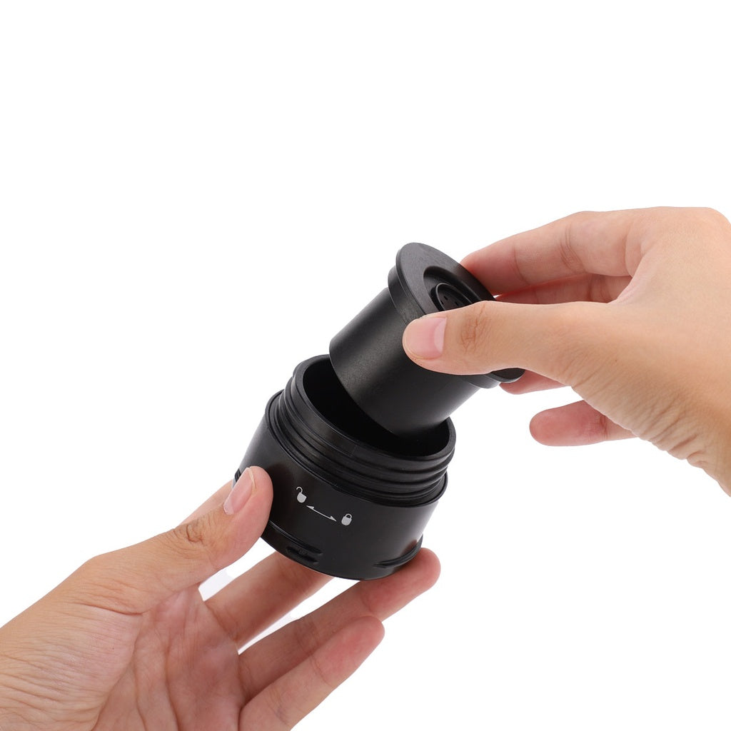 ماكينة اسبريسو محمولة ستانلس ستيل من ليبريسو بسعة 100 مل وبطارية بسعة 2000 مللي امبير | LePresso Portable Espresso Maker 9 Bar, 100ml, 2000mAh