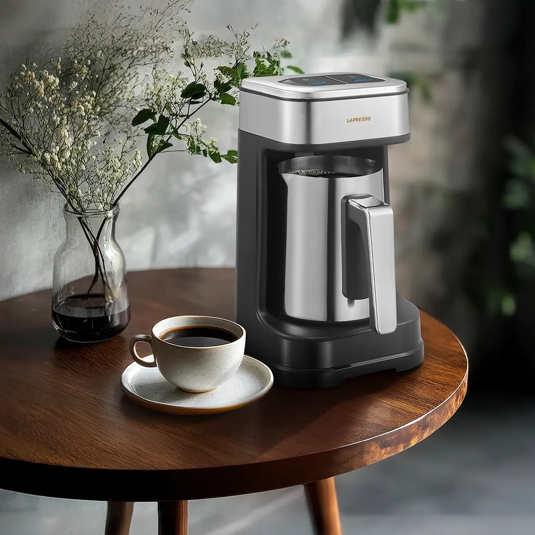 Lepresso Dual Mode Turkish Coffee Maker 250ml - ماكينة تحضير القهوة التركية من ليبرسو 250 مل
