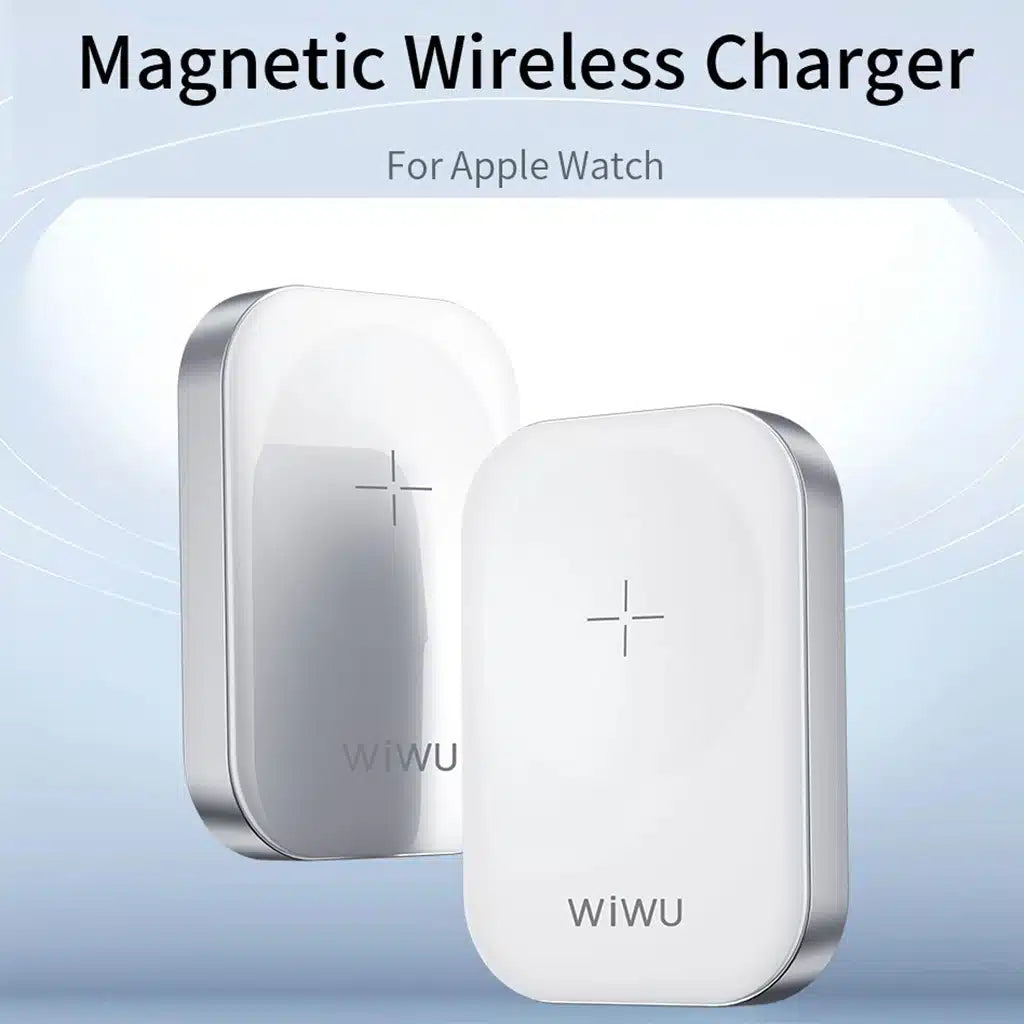 شاحن ويوو M16 لاسلكي محمول لساعة ابل - ابيض | WiWU M16 Apple Watch Wireless Charger - White