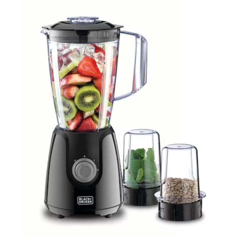 Black&Decker 400W Blender with 2 Mills BX4000-B5 - خلاط بلاك اند ديكر بقدرة 400 واط مع مطحنتين