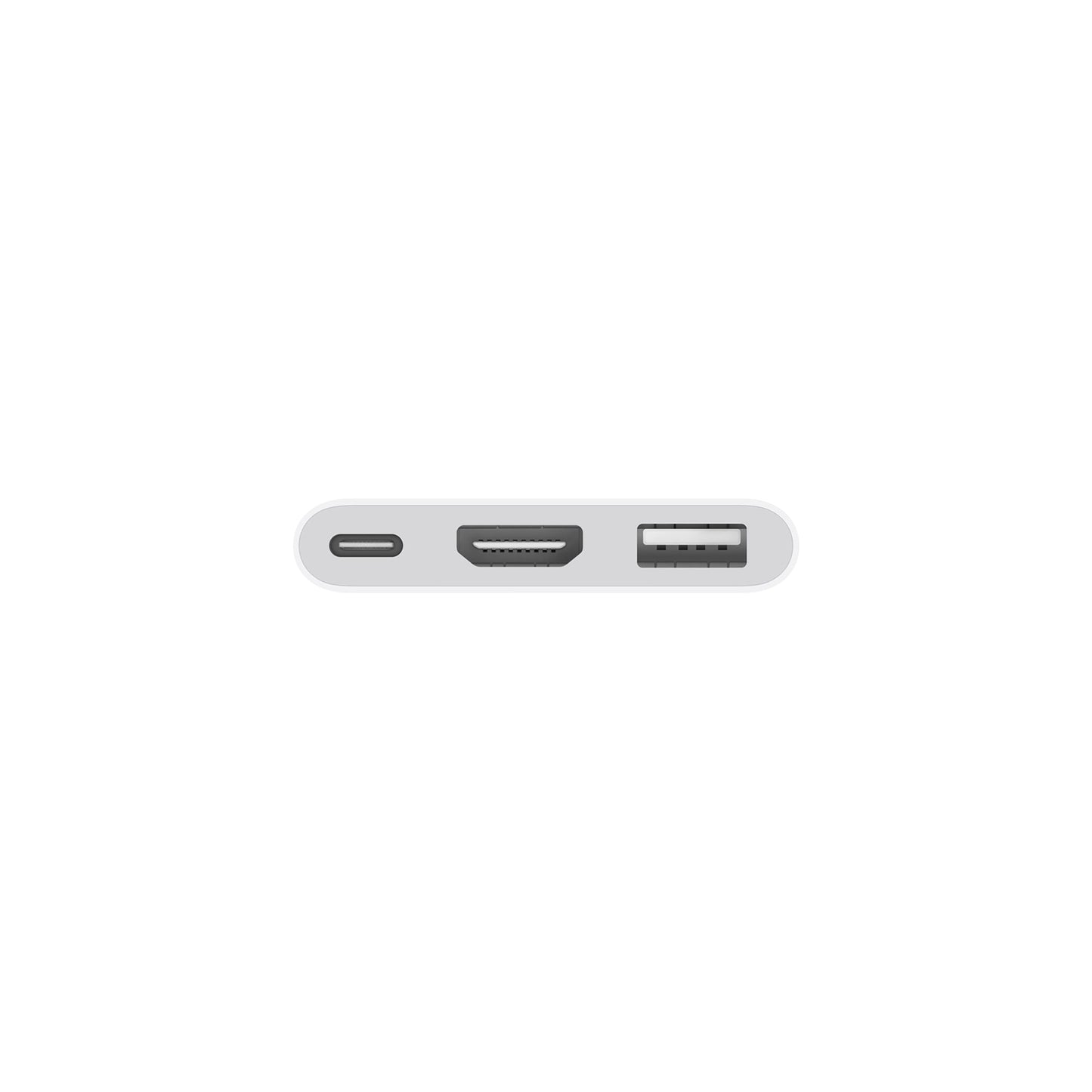 محول ابل من يو اس بي سي الى اج دي ام اي و يو اس بي و يو اس بي سي, ابيض | Apple USB-C to Digital AV Multiport Adapter – HDMI + USB + USB-C – White