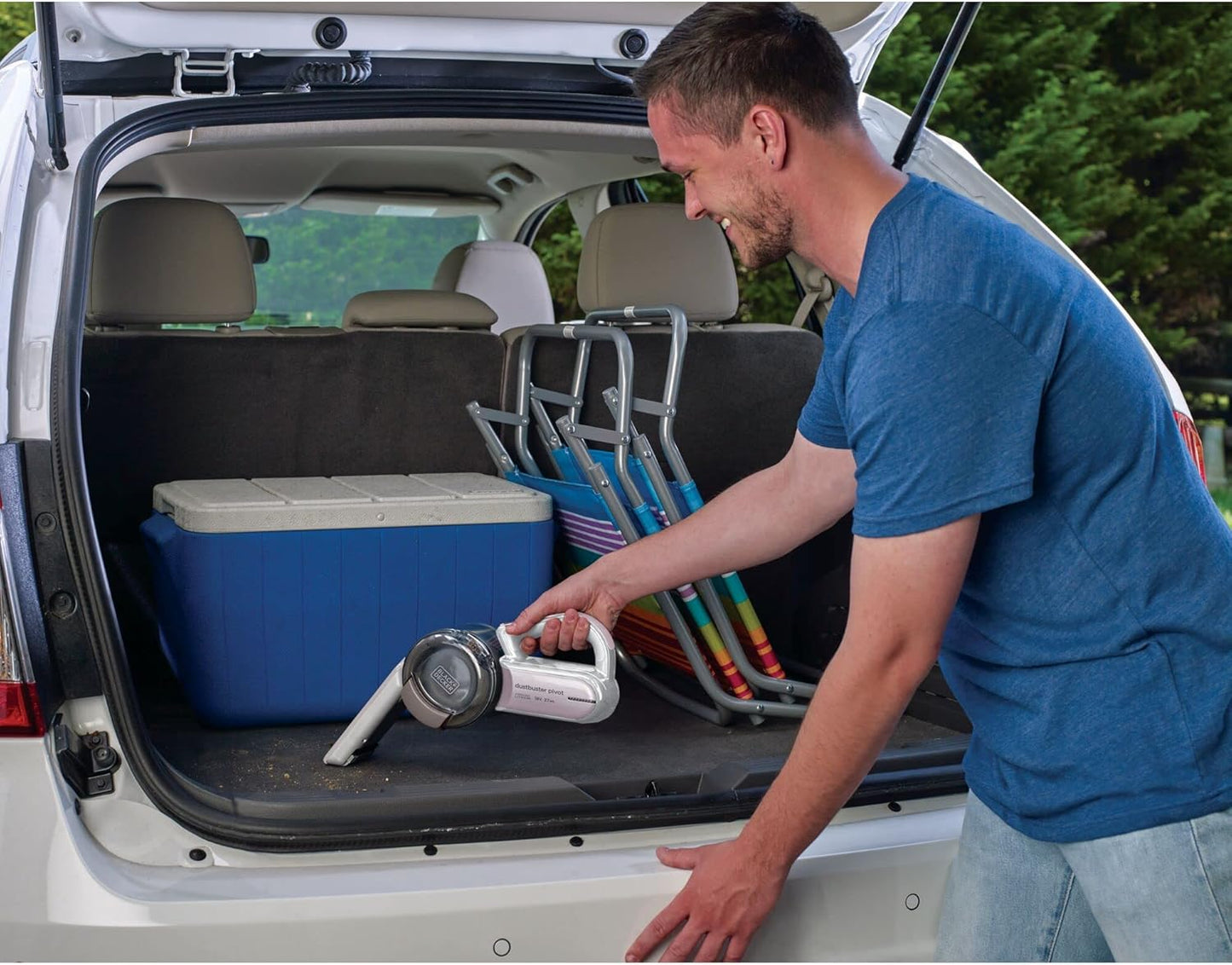 Black+Decker Cordless Handheld Vacuum Cleaner 14.4V 1.5Ah Lithium-ion - مكنسة يدوية بلاك آند ديكر لاسلكية ببطارية ليثيوم عالية الأداء