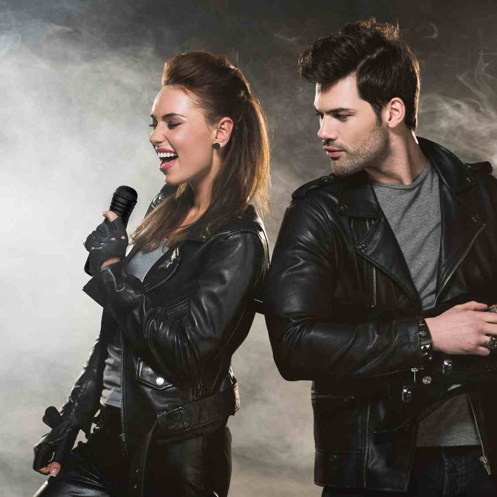 مايكروفون كاريوكي بورودو ساوندتيك مع مكبر صوت - اسود | Porodo Soundtec Karaoke Microphone With Speaker - Black