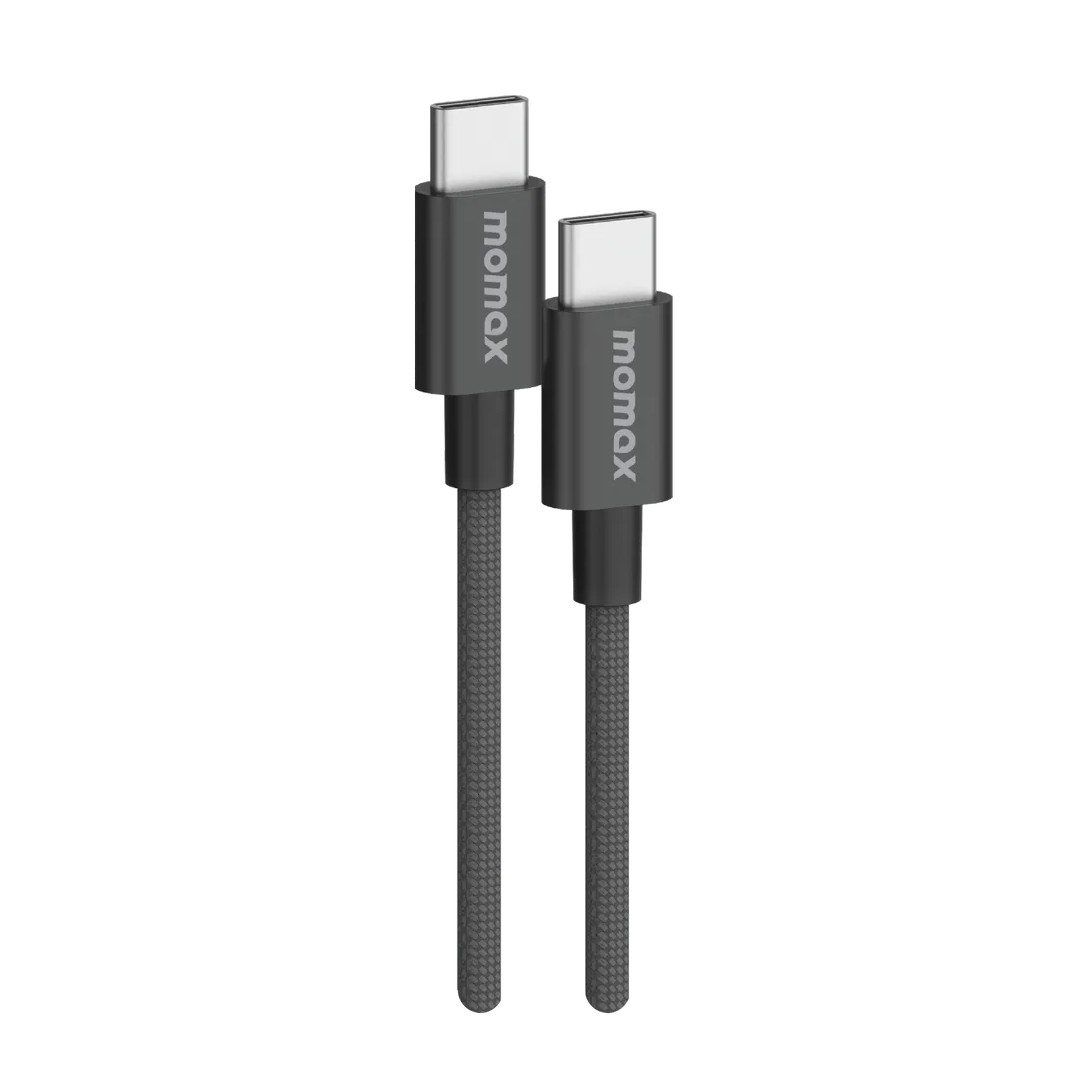 Momax Elite 60W USB‑C to USB‑C Braided Cable, 1.5 m - كيبل موماكس اليت USB-C الى USB-C, شحن سريع 60 واط, 1.5م