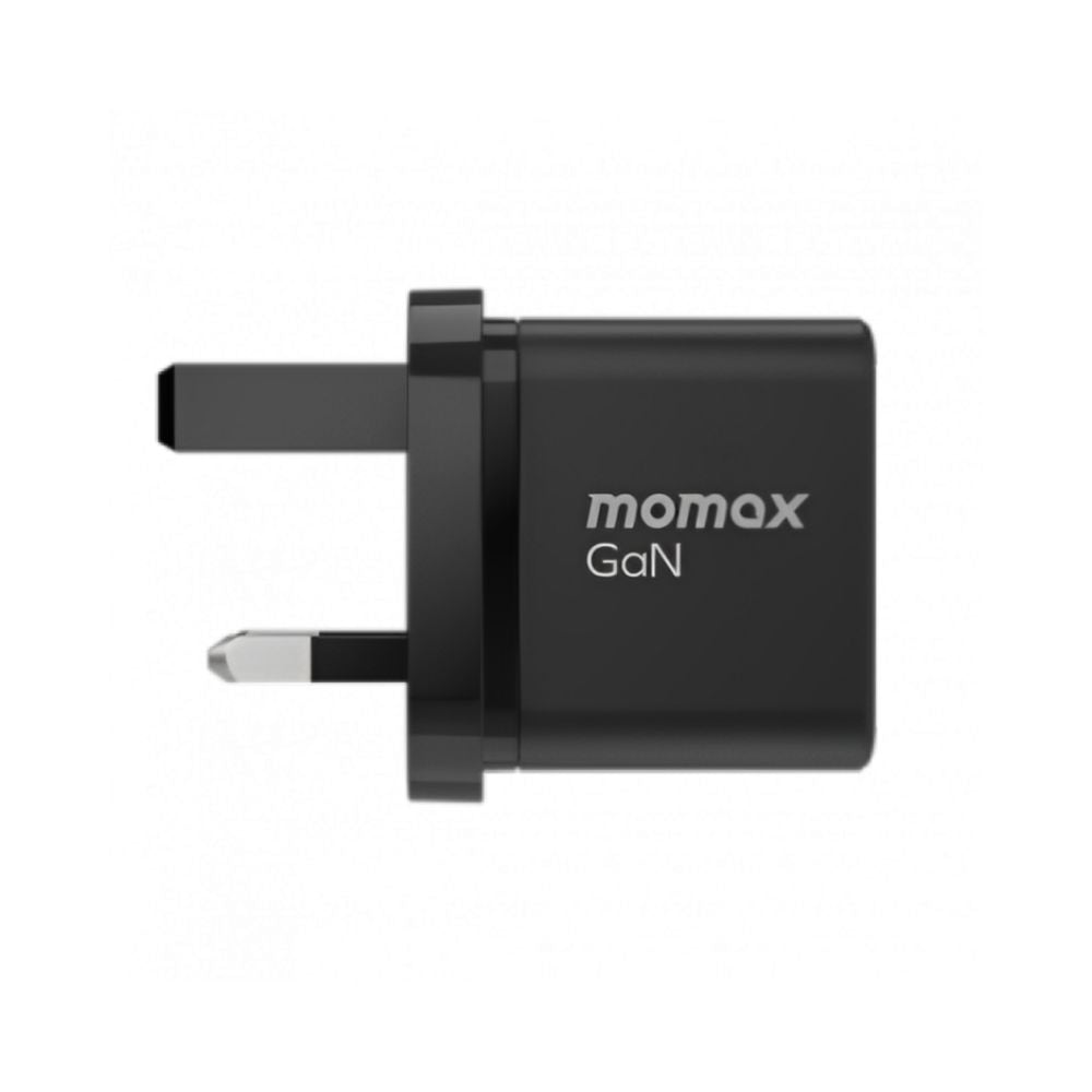 Momax ONEPLUG 35W 2-Port GaN Mini Charger - شاحن موماكس وان بلاج صغير بقدرة 35 واط, شاحن سريع مع منفذين USB-C