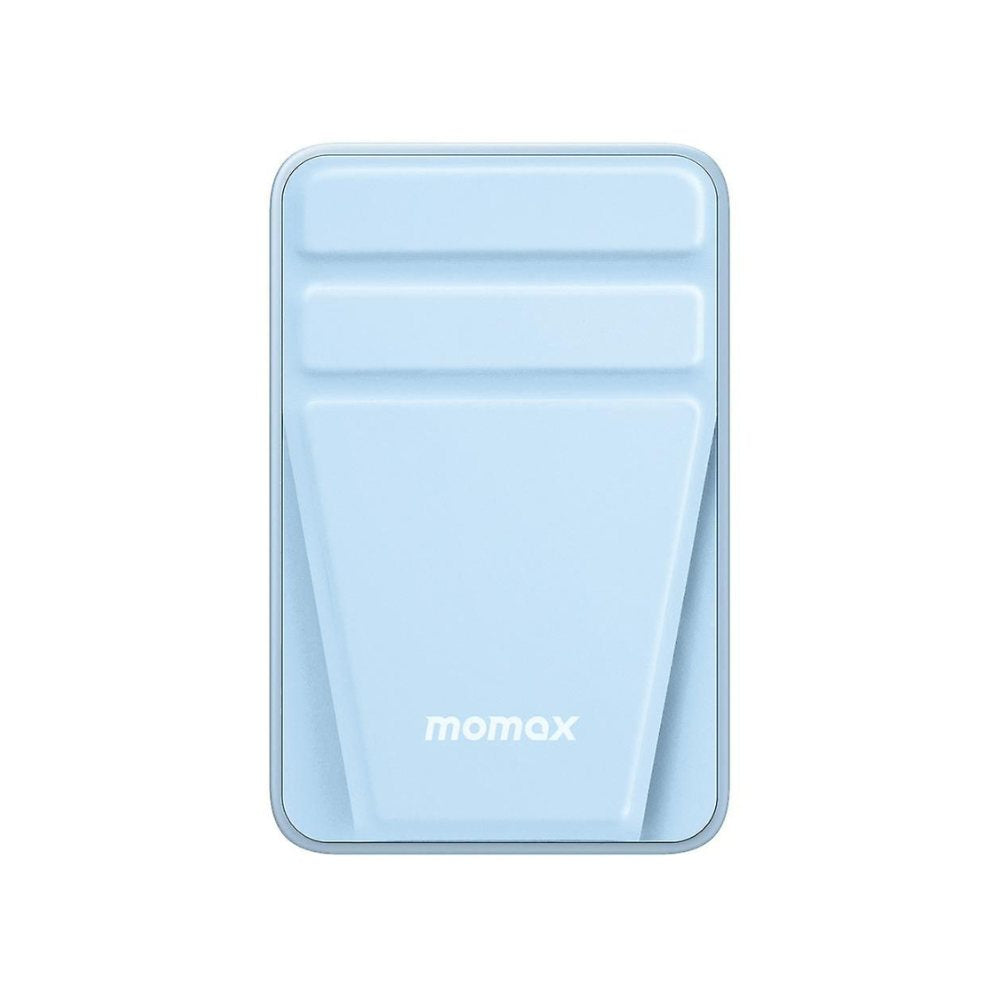 Momax Q.Mag Power 15, 10000mAh Magnetic Wireless Battery Pack with Stand - باور بانك موماكس كيو ماج بور 15 اللاسلكي المفناطيسي بسعة 10000 مللي امبير, مع حامل