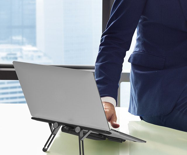Momax Fold Stand for Tablet & Laptop - حامل قابل للطي لاجهزة التابلت واللاب توب من موماكس
