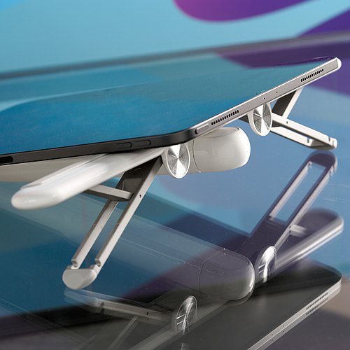 Momax Fold Stand for Tablet & Laptop - حامل قابل للطي لاجهزة التابلت واللاب توب من موماكس