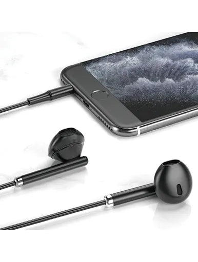 Wiwu Wired Earphone Stereo 3.5mm Audio Jack - سماعة أذن سلكية ستيريو بمقبس صوت 3.5 ملم من ويوو