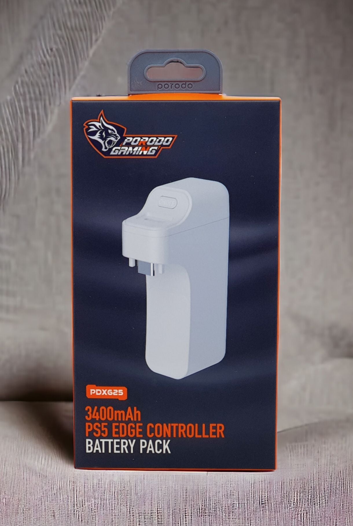 بطارية لوحدة تحكم بلاي ستيشن 5 ايدج من بورودو جيمنج, 3400 مللي امبير - ابيض | Porodo Gaming PS5 Edge Gamepad Controller Back Battery 3400mAh - White.