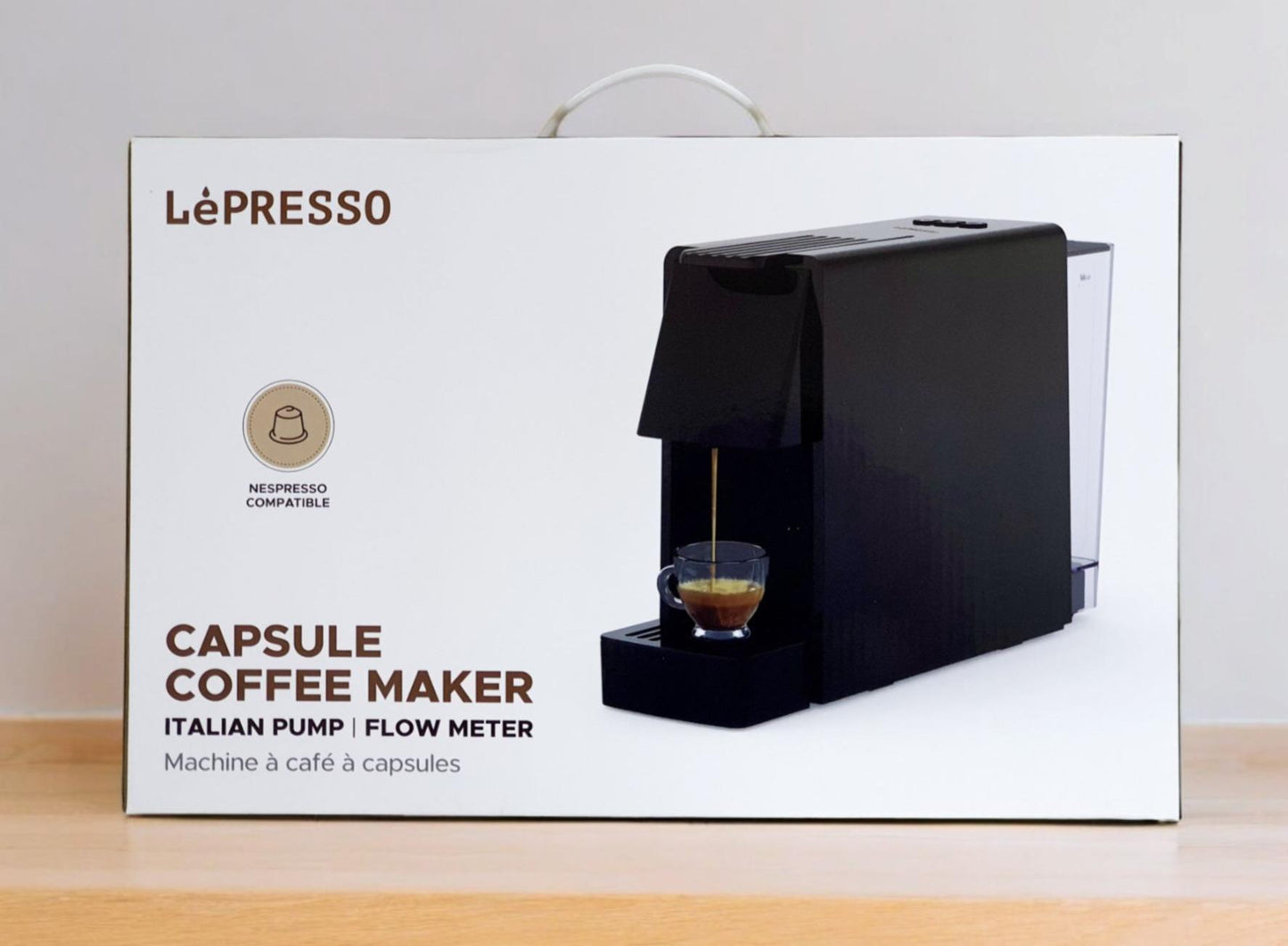ماكينة القهوة ليبريسو بنظام اخراج الكبسولات التلقائي - اسود | LePresso Coffee Maker With Capsule Auto Ejection System - Black