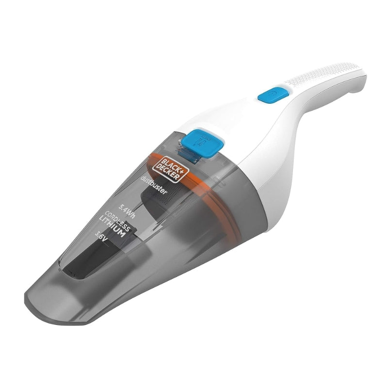 Black+Decker 3.6V Cordless Handheld Vacuum Cleaner with 1.5Ah Lithium-Ion Battery - مكنسة يدوية بلاك آند ديكر 3.6 فولت لاسلكية