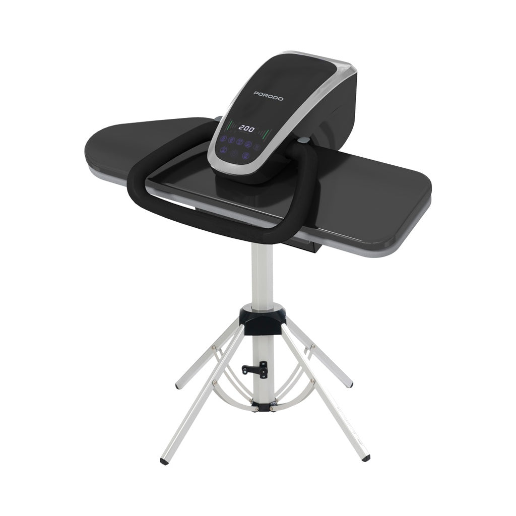 مكواة بخار رقمية مع طاولة 32 بوصة من بورودو لايف ستايل - اسود | Porodo Lifestyle Digital Steam Press Iron with 32" Board – Black