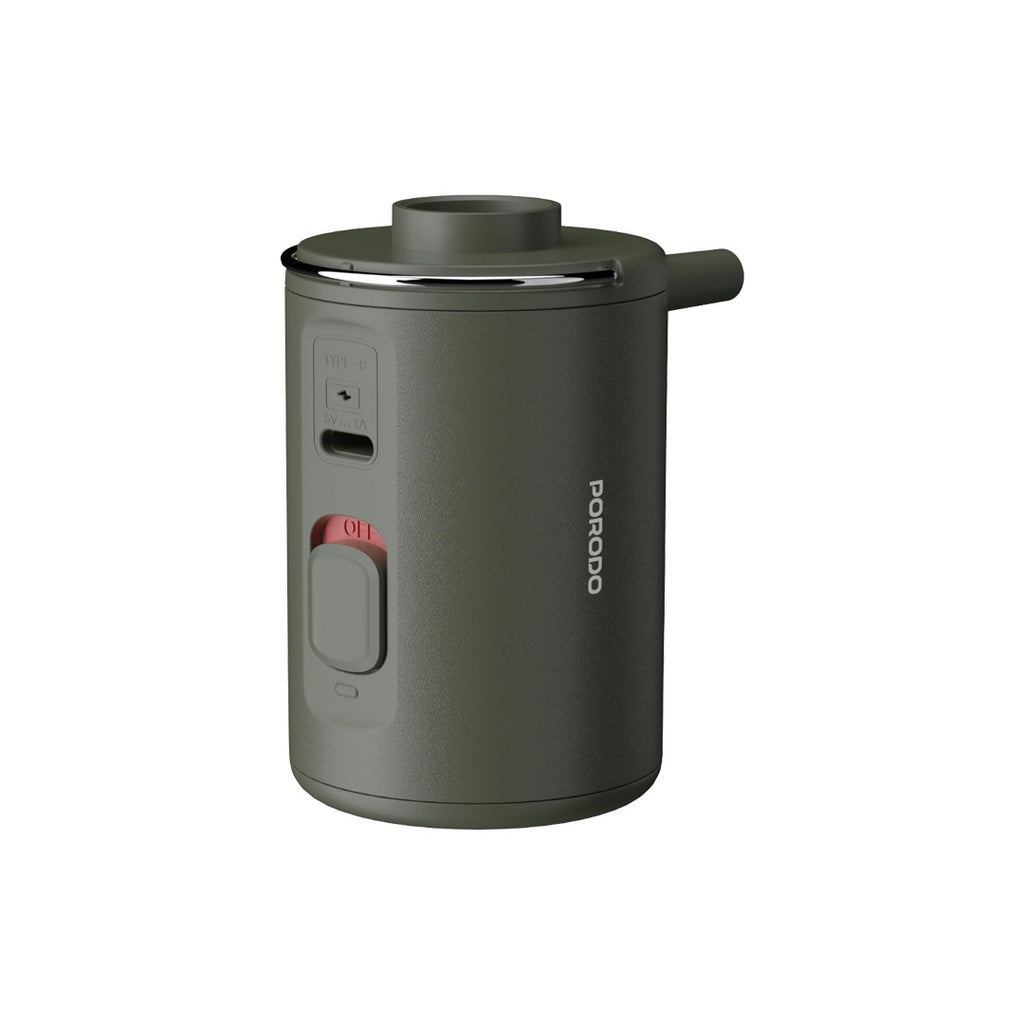 مضخة هواء لرحلات التخييم من بورودو لايف ستايل, قابلة للنفخ والتفريغ - اخضر | Porodo Lifestyle Camping Inflate and Deflate Air Pump - Green.