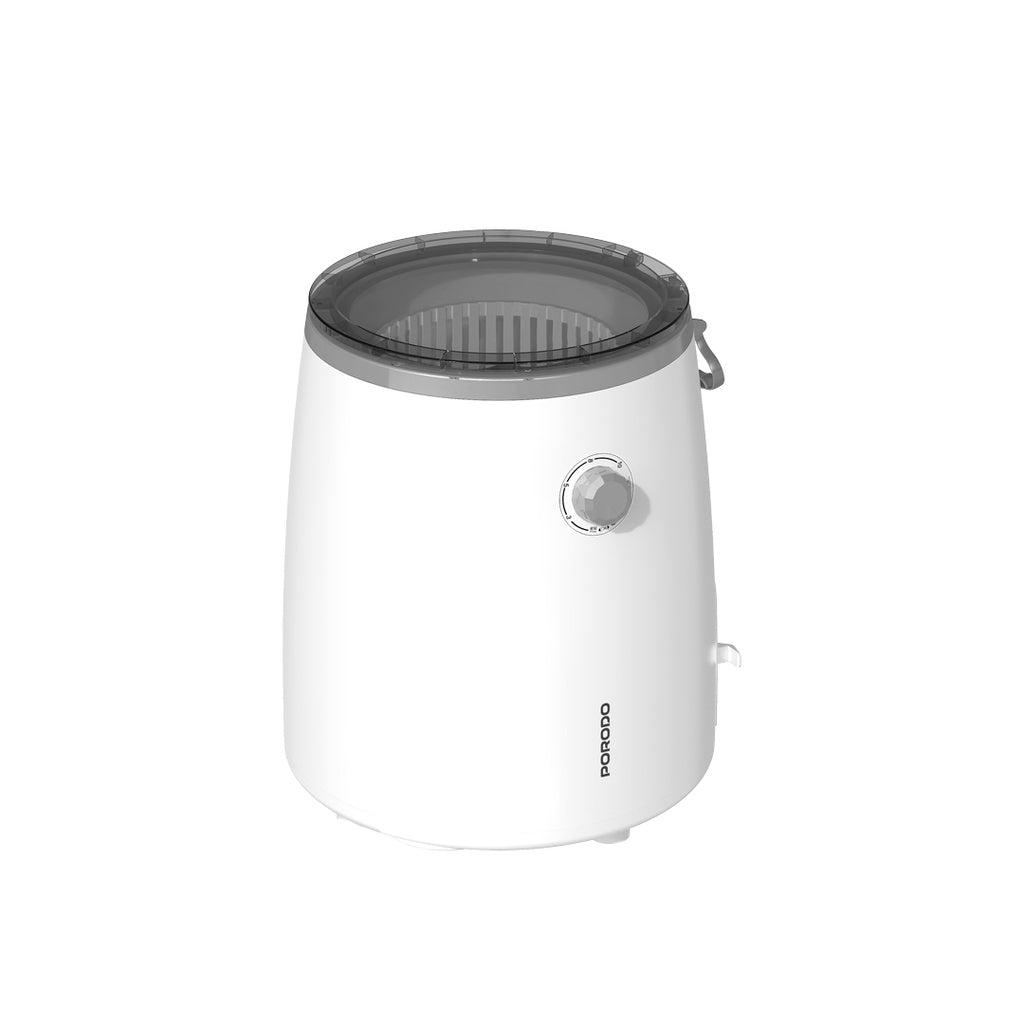 غسالة صغيرة محمولة من بورودو لايف ستايل - ابيض | Porodo Lifestyle Portable Mini Washing Machine - White