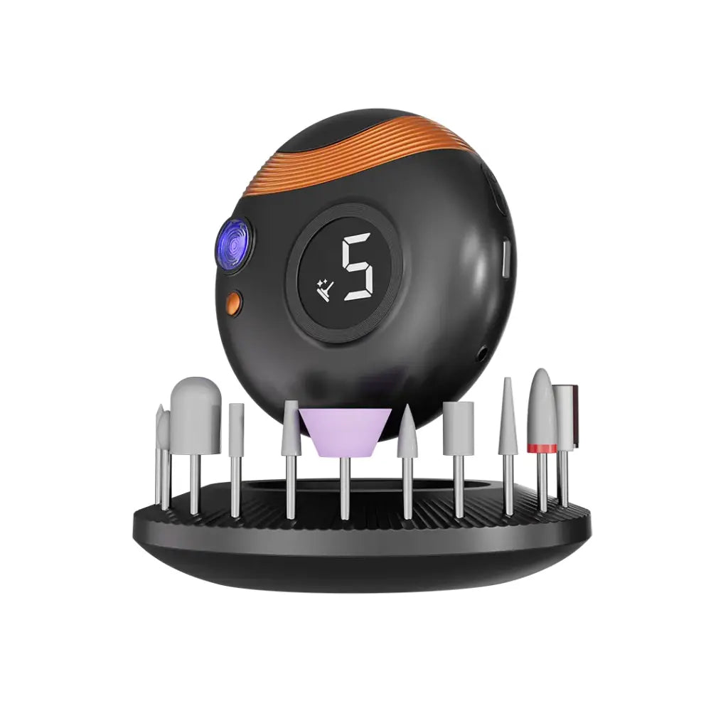 مجموعة بورودو لايف ستايل للعناية المتكاملة بالاظافر - اسود | Porodo Lifestyle All-In-One Nail Trimmer Set - Black